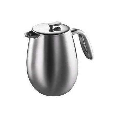 Bodum Columbia kafijas spiedkanna 1.5l, matēta vai spīdīga hroma