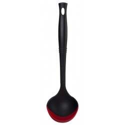 Le Creuset Ladle "Flex" 32 cm, black/red