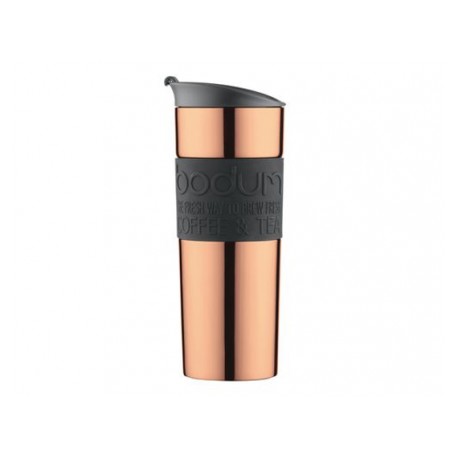 Bodum Travel Mug 0.35, Stainless Steel, Copper