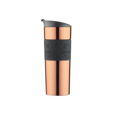 Bodum Travel Mug 0.35, Stainless Steel, Copper