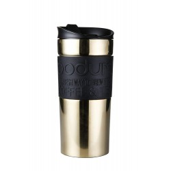 Bodum Travel Mug 0.35, Stainless Steel, Gold