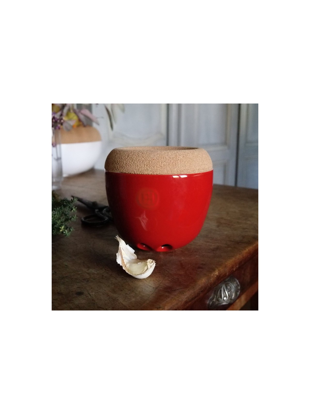 Emile Henry Garlic Pot 13.4 cm/1 l