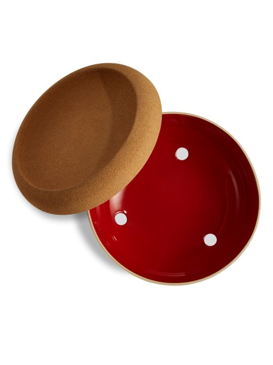 Emile Henry liels uzglabāšanas konteiners ar korķa vāku 35,8 cm/6,5 l