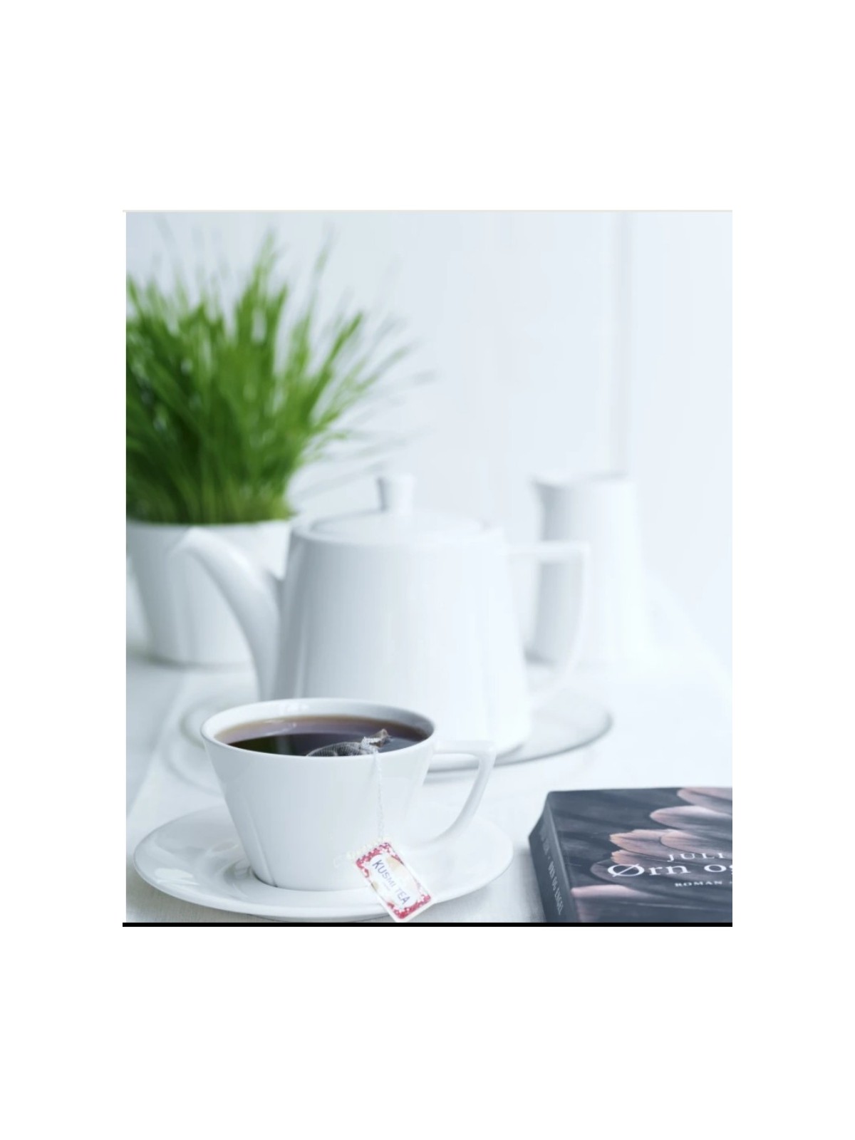 Rosendahl teetass alusega Grand Cru 28 cl, valge portselan