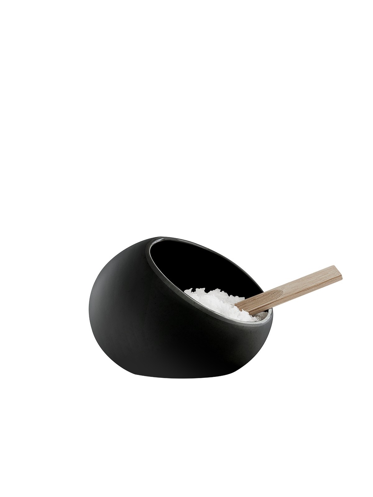 Rosendahl soolatoos+puidust lusikas 11,5 cm, must portselan