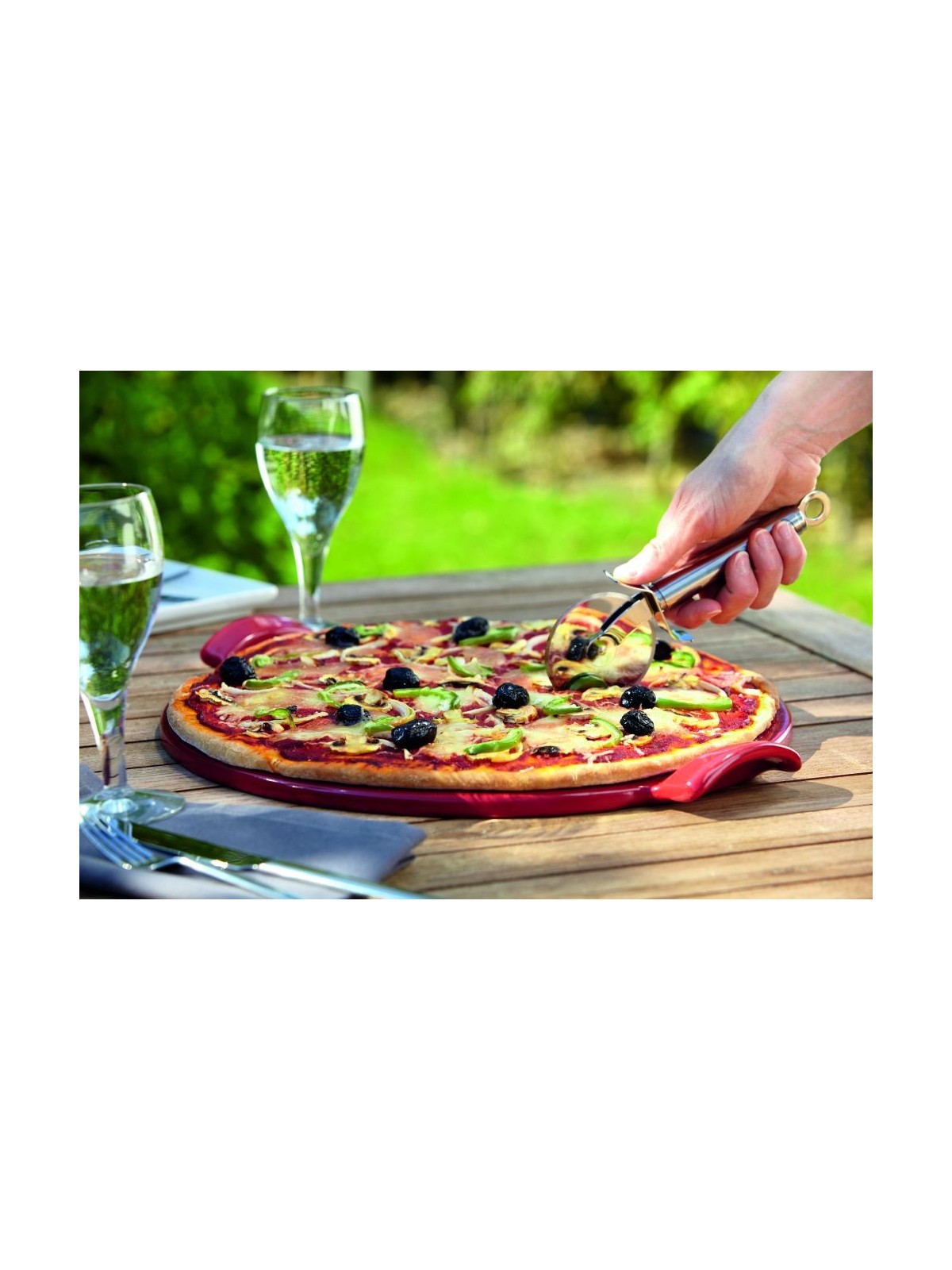 Emile Henry Smooth Pizza Stone 37 cm