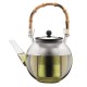 ASSAM teapot 1,5 l, with metal strainer, bamboo handle
