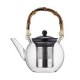 ASSAM teapot 1,5 l, with metal strainer, bamboo handle