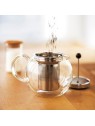 Bodum ASSAM stikla tējkanna ar nerūsējoša tērauda presi