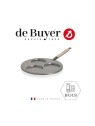 De Buyer tērauda pankūku panna B Bois Mineral B, 27 cm/3 pankūkām, koka rokturis