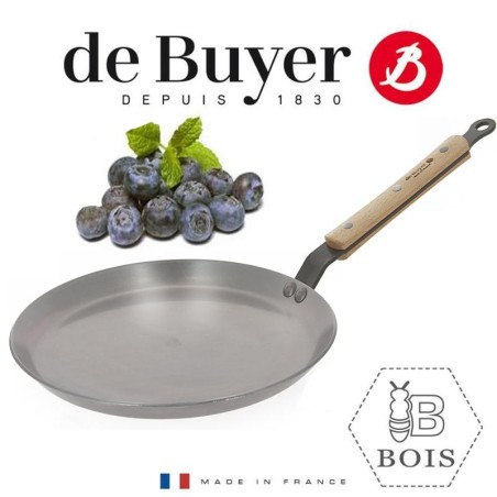 de Buyer Mineral B B Bois Crepe Pan 24 cm