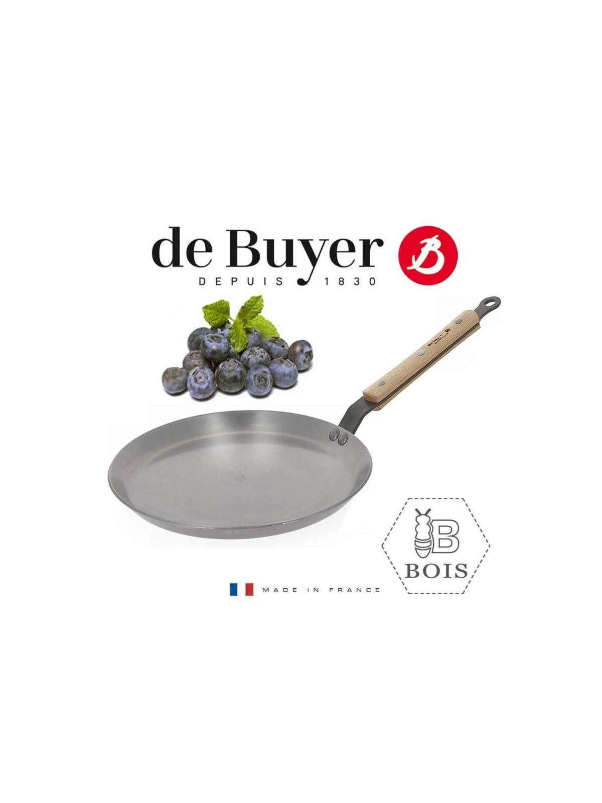 de Buyer Mineral B B Bois Crepe Pan 24 cm