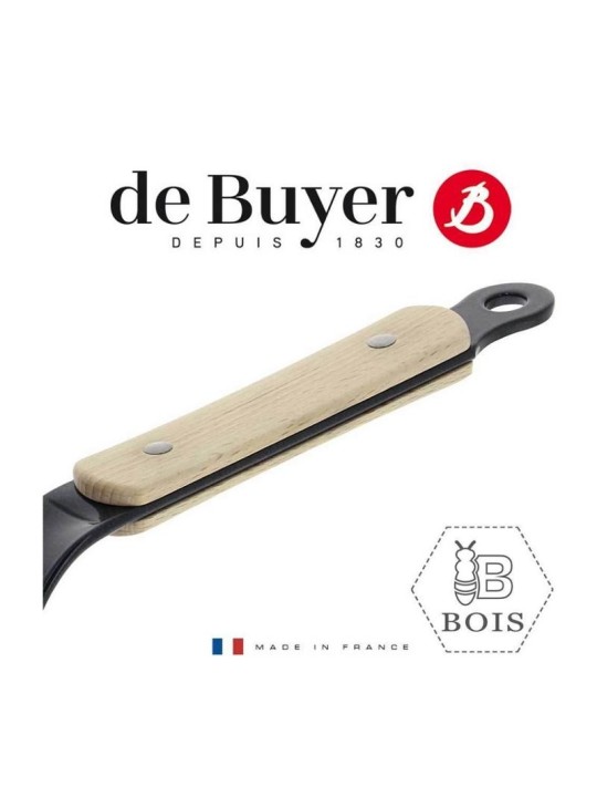 De Buyer B Bois Choc panna, koka rokturis, dažādi izmēri