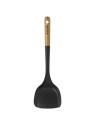 Staub Black Silicone Turner acacia wood