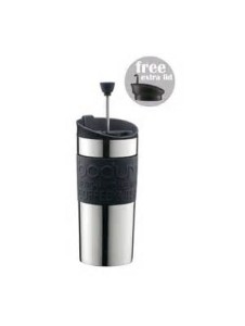 Bodum Coffee maker Travel Press with extra lid 0.35l, Vacuum, Stainless steel