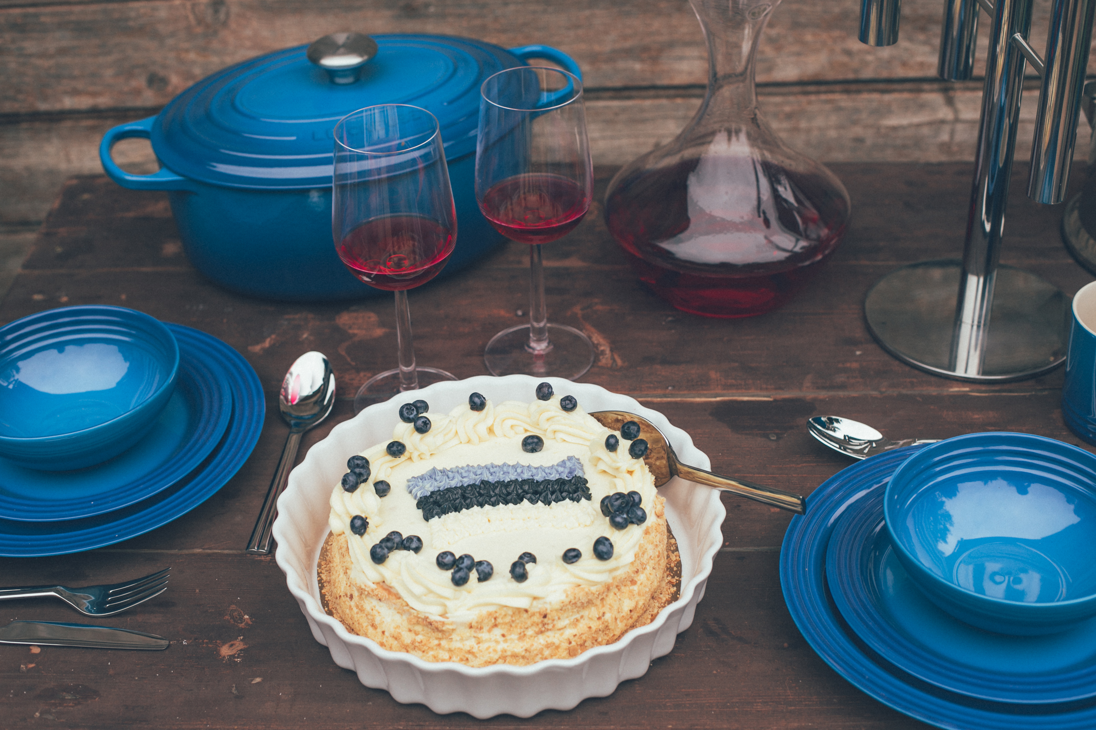 Kodune keedukreemiga tort - Eesti iseseisvuspäeva tort